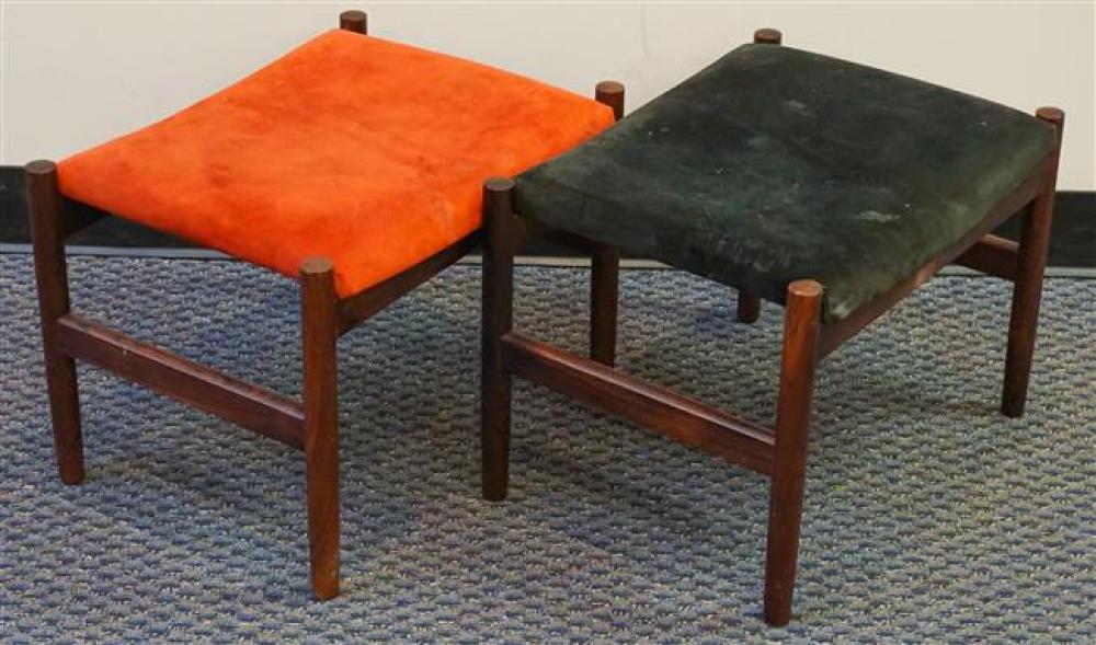 TWO SPOTTRUP DANISH ROSEWOOD UPHOLSTERED