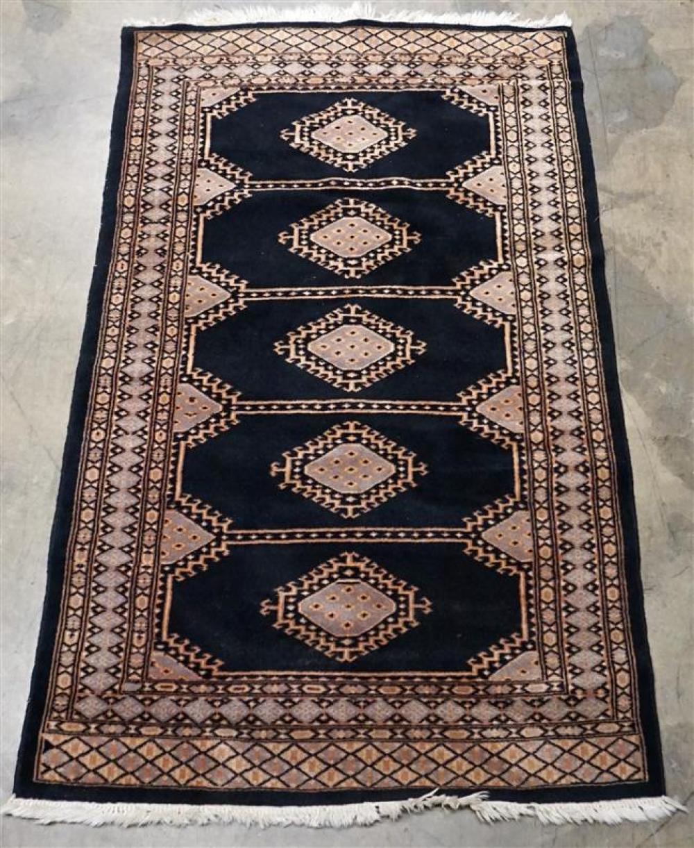 PAKISTAN BOKHARA RUG, 5 FT 2 IN