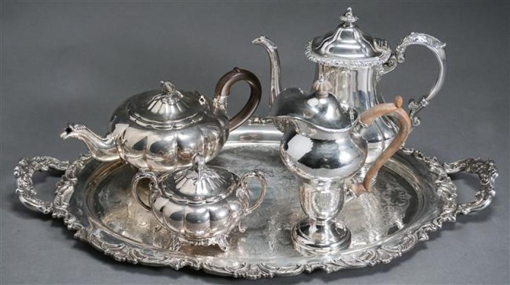 SILVER PLATE ASSEMBLED 4-PIECE COFFEE