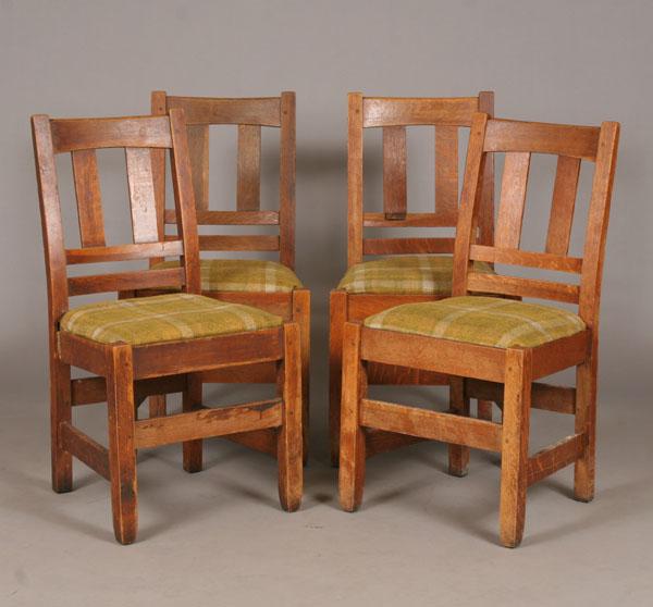 Stickley Brothers/Bros. side chairs,