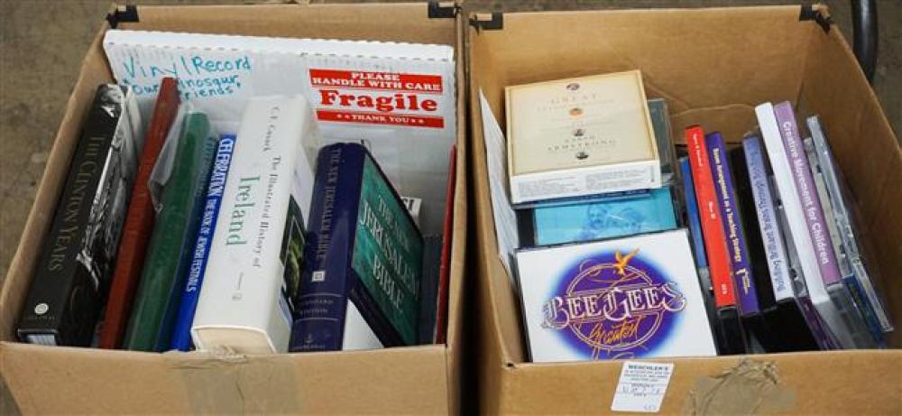 BOX WITH BOOKS AND BOX WITH CD SBox 322455