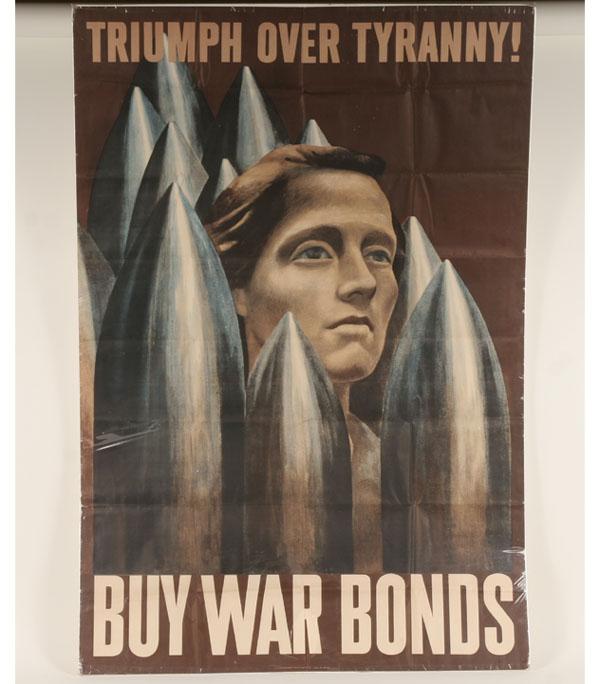 Vintage WWII poster entitled "Triumph