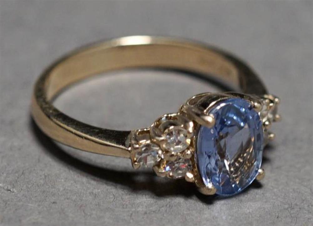 18 KARAT YELLOW GOLD BLUE SAPPHIRE 3224e6