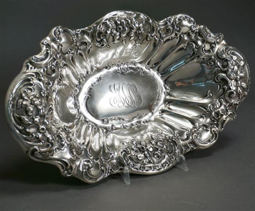 AMERICAN STERLING SILVER OVAL DISH,