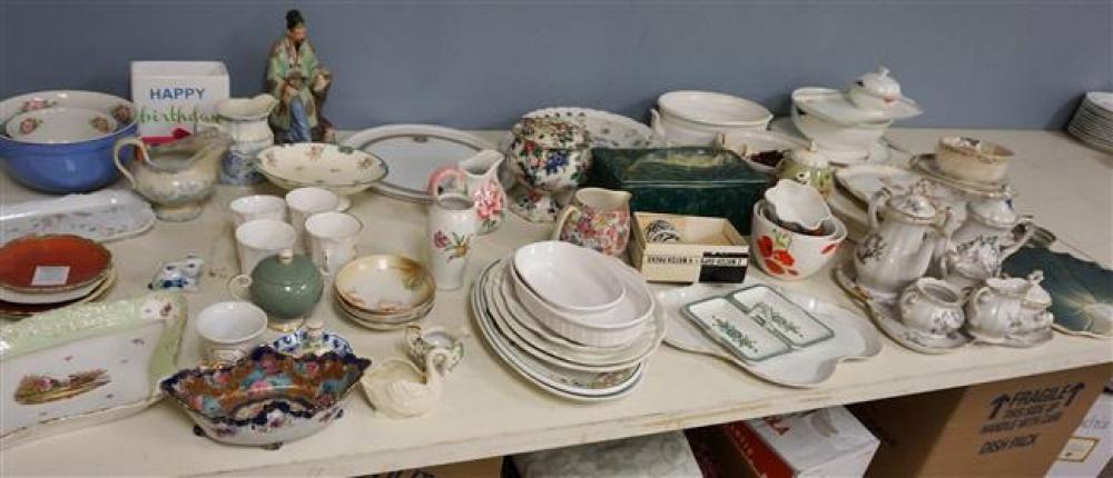 GROUP OF MOSTLY EUROPEAN PORCELAIN