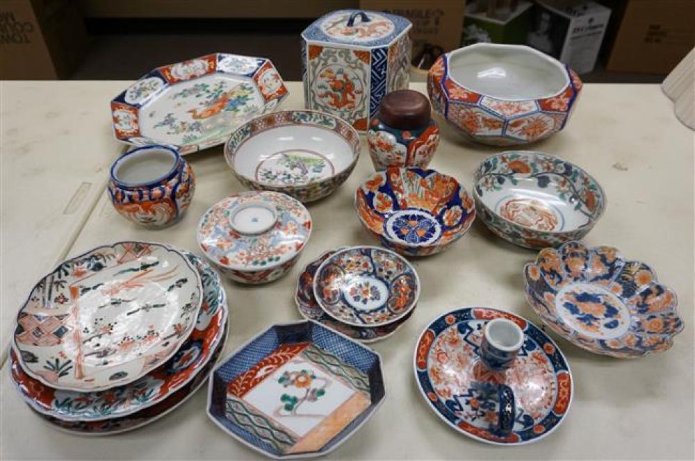 GROUP OF JAPANESE IMARI BOWLS,