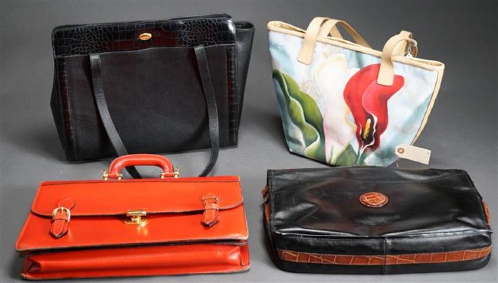 THREE LADIES BRIEFCASES AND HANDBAGThree