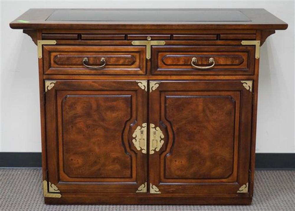 BERNHARDT MING-STYLE BURLWOOD AND