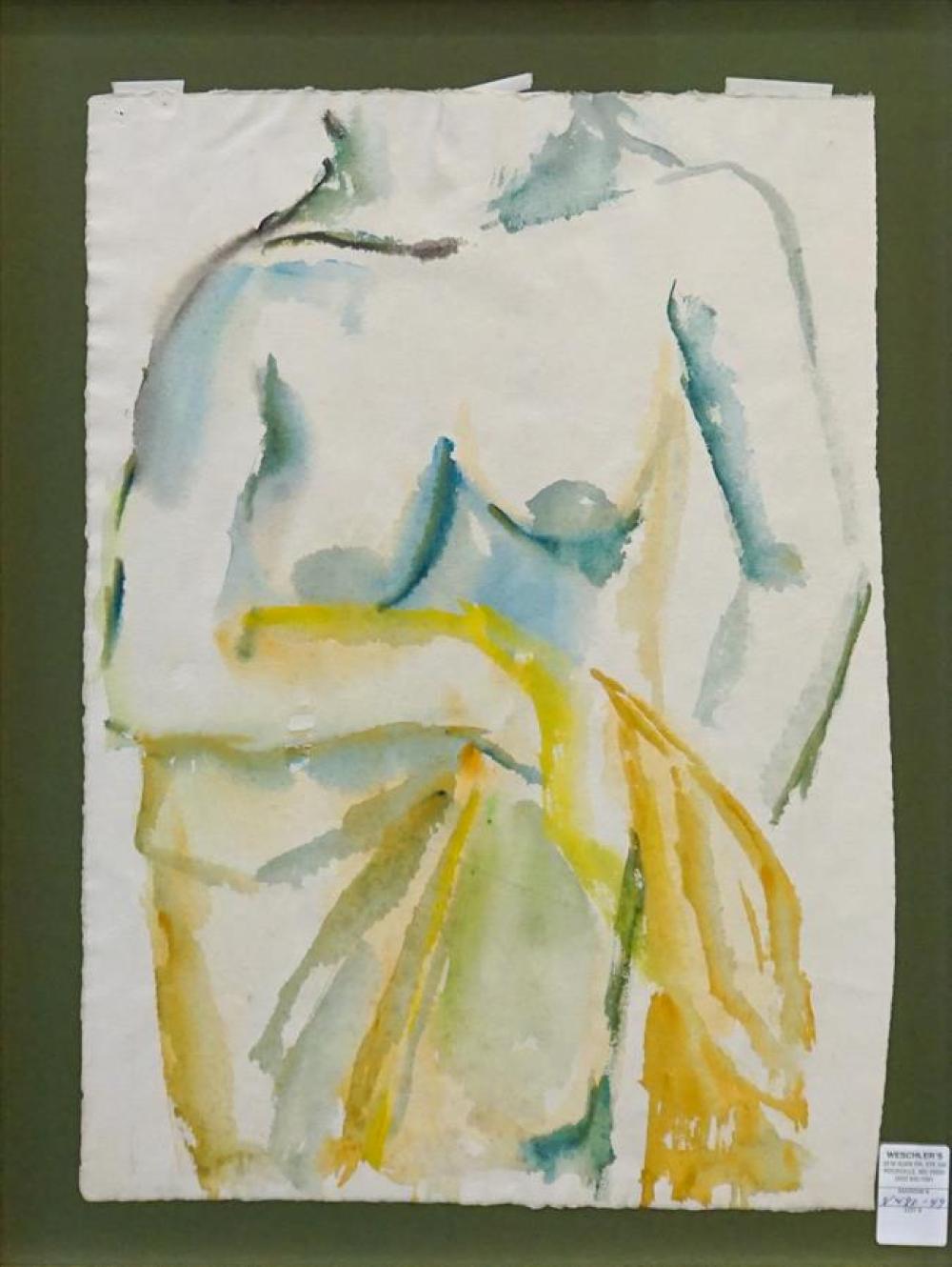 20TH CENTURY SCHOOL DRAPED NUDE  3225df