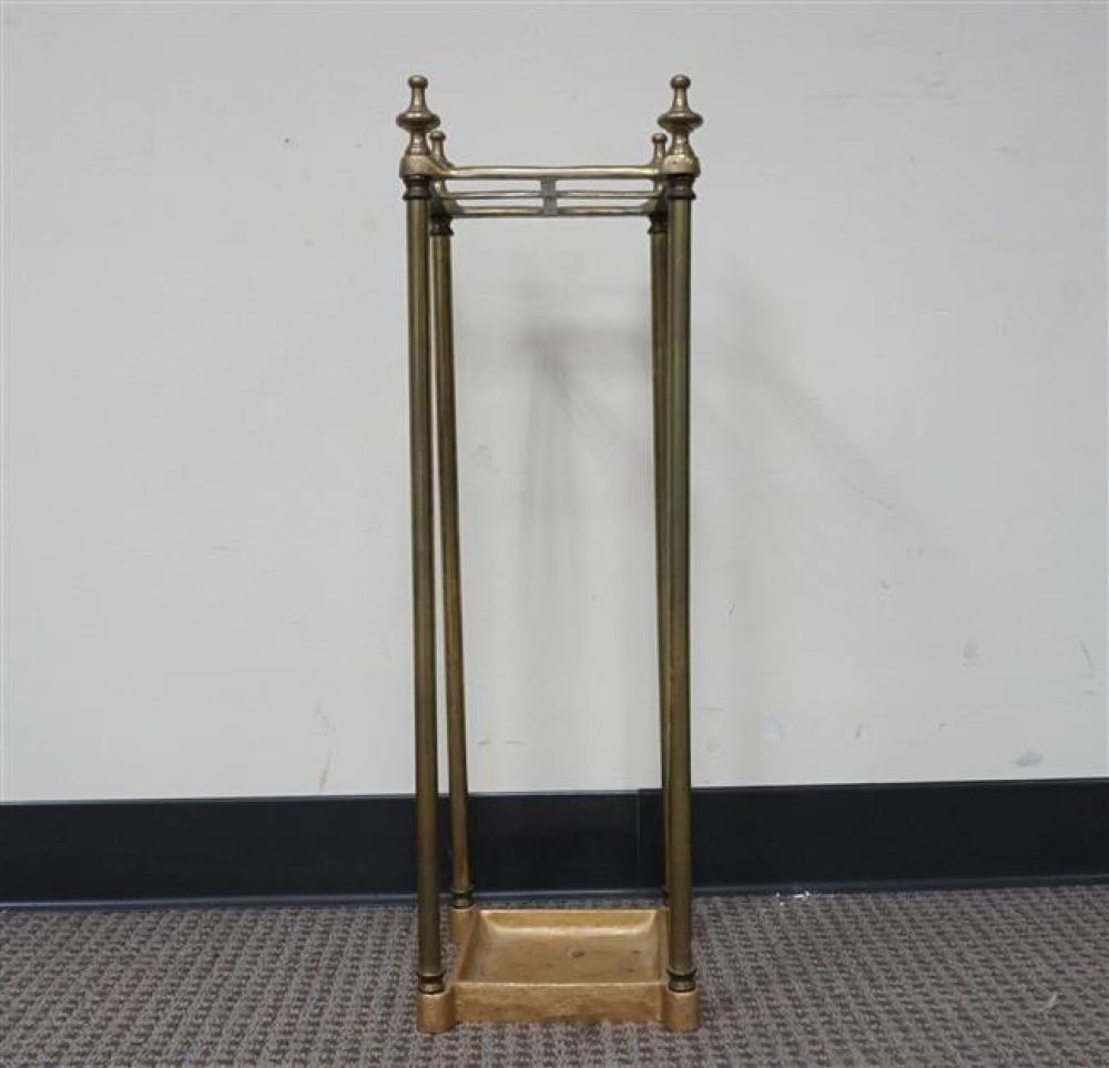 BRASS UMBRELLA/CANE STAND, H: 26