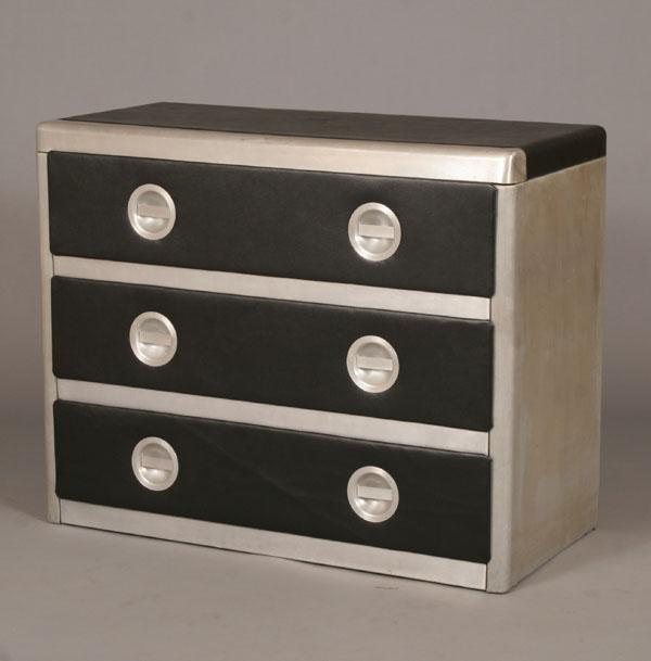Machine Age Art Deco metal dresser 503ca