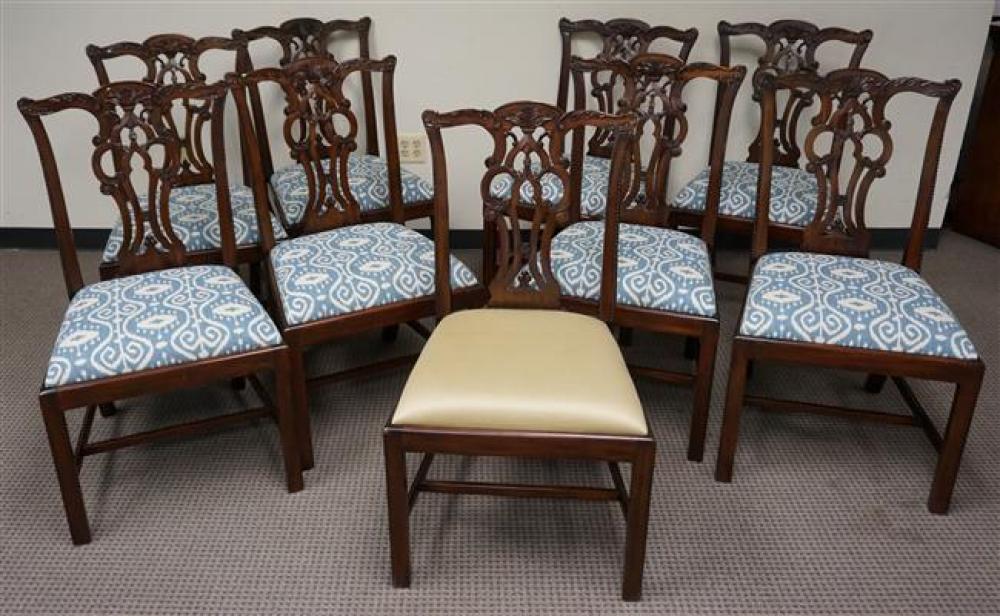 SET OF NINE MAITLAND-SMITH CHIPPENDALE