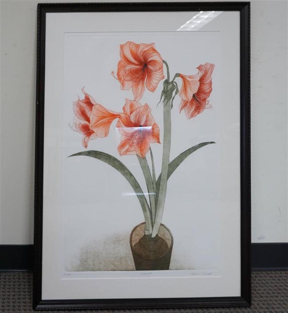 ELAINE SINIEL, ARMORY IPES, LITHOGRAPH,