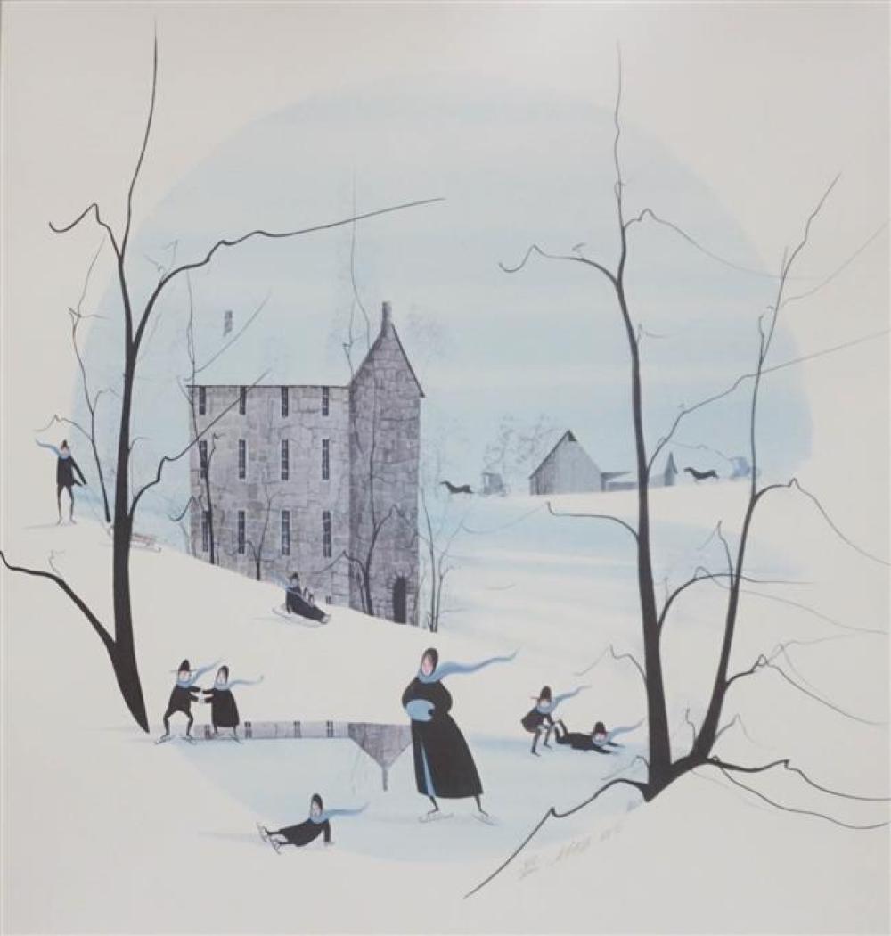 P. BUCKLEY MOSS, WINTER SNOW SCENE,