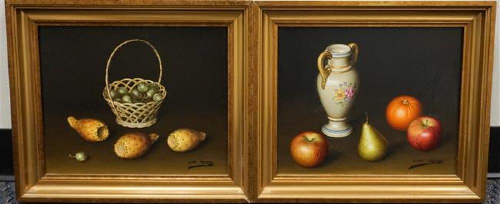 LIMA PIZARRO PAIR OF STILL LIFE 32263e