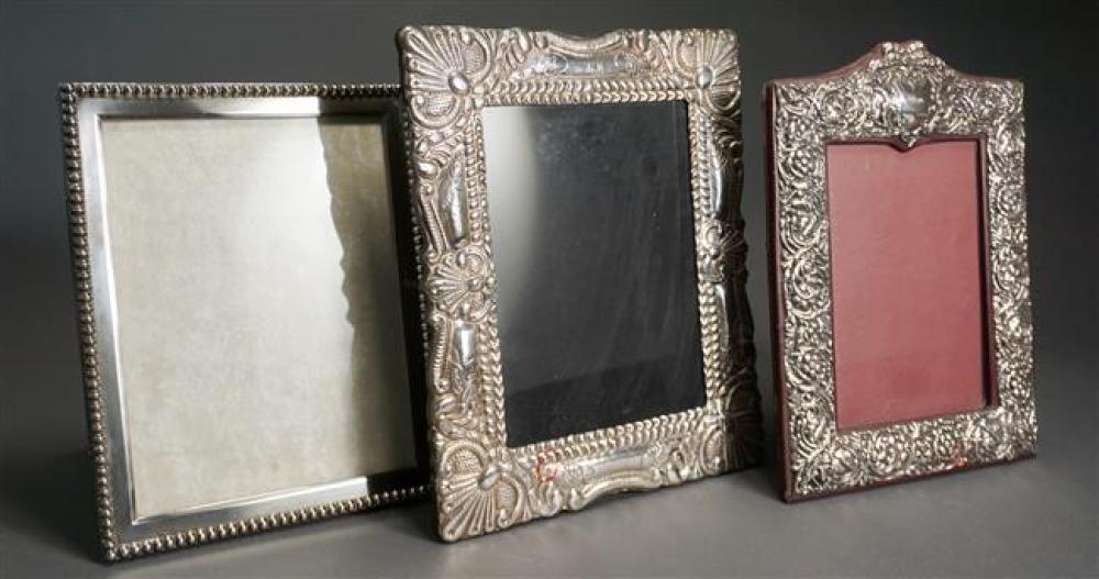 TWO STERLING SILVER MOUNTED FRAMES