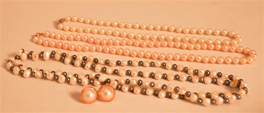 COLLECTION WITH THREE PEARL NECKLACE 3226ba