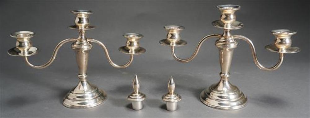 PAIR 950-WEIGHTED STERLING THREE-LIGHT