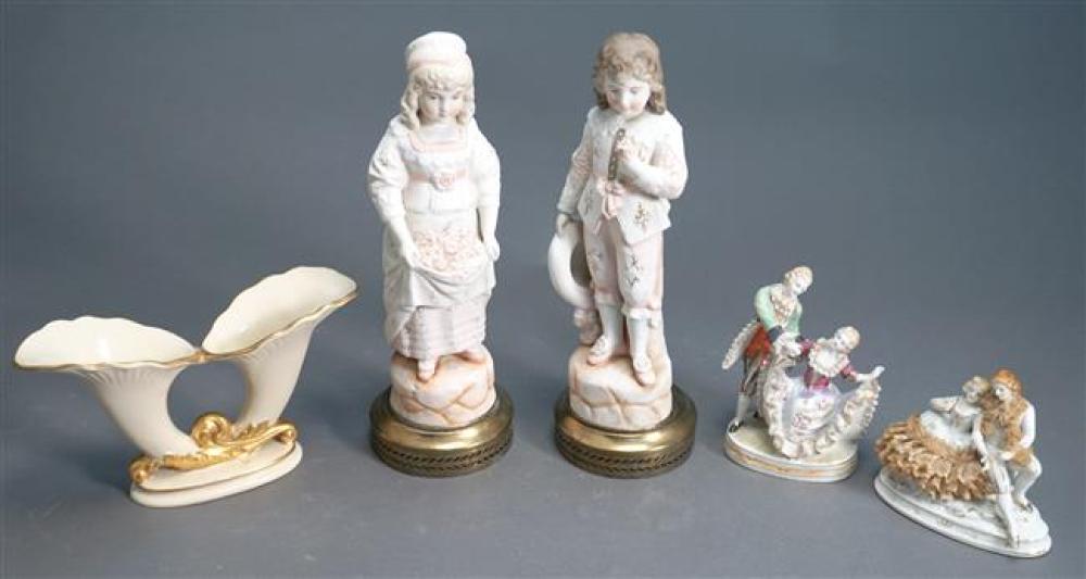 COLLECTION OF FOUR PORCELAIN FIGURINES