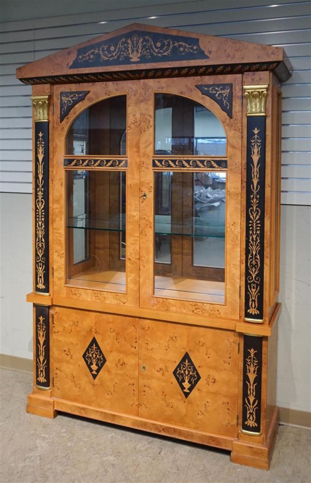 BIEDERMEIER STYLE FAUX MARQUETRY