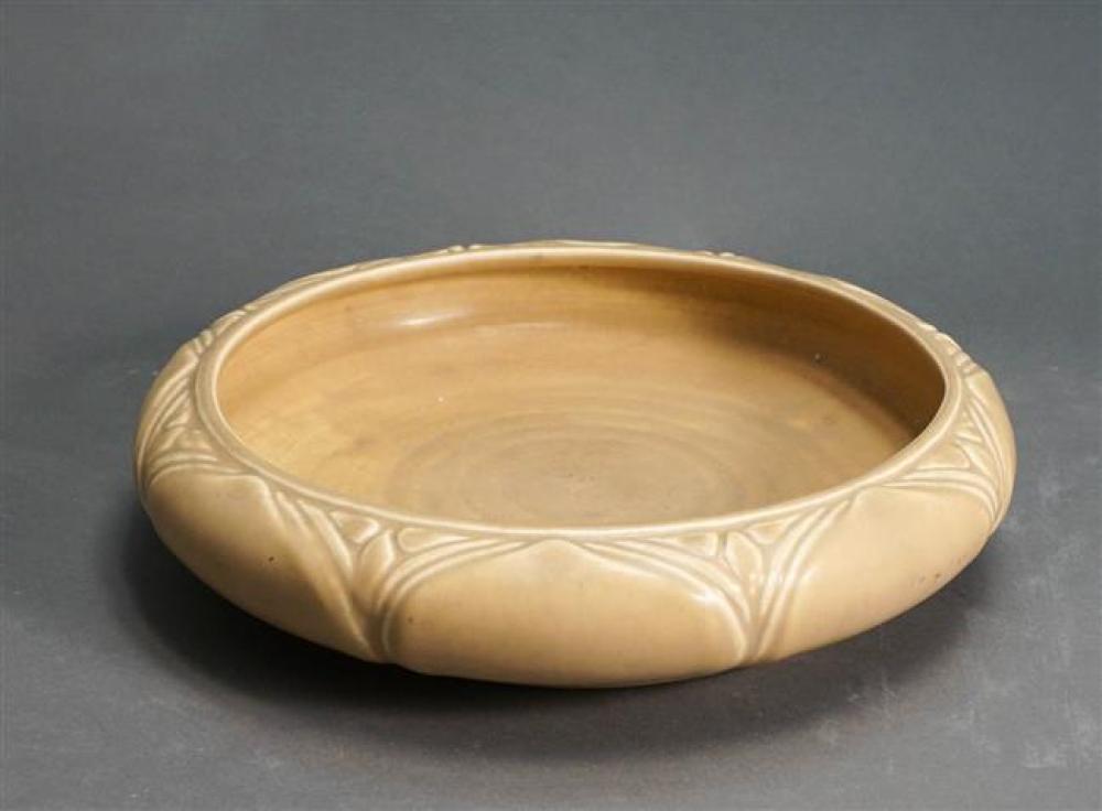 ROOKWOOD POTTERY CENTER BOWL, STAMPED
