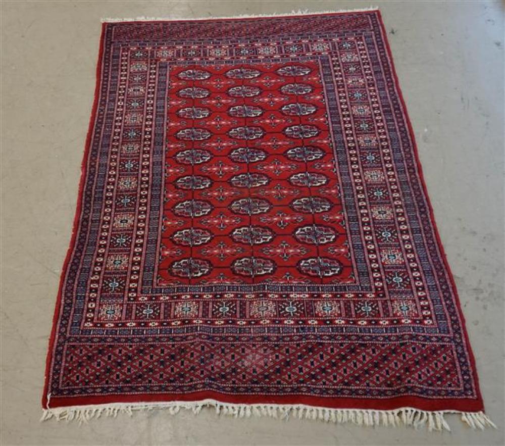 BOKHARA AREA RUG; 6 FT 4IN X 4