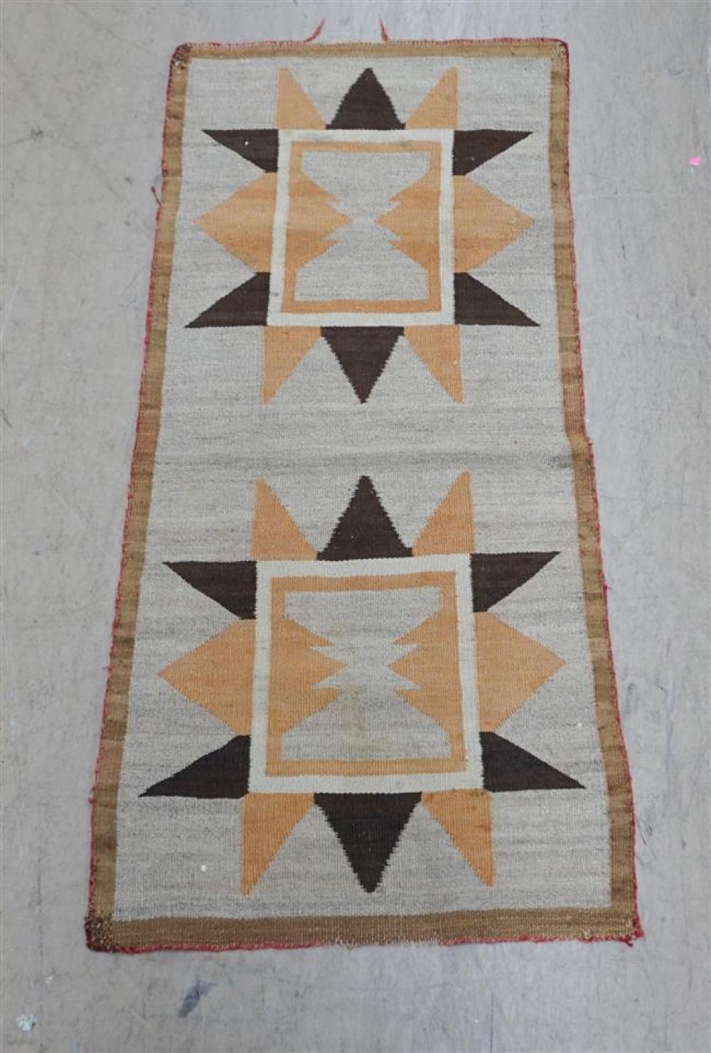 NAVAJO 'DOUBLE STAR' WEAVING, 3