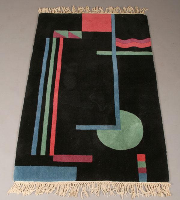 Vintage Modern Art Deco wool pile 5040f