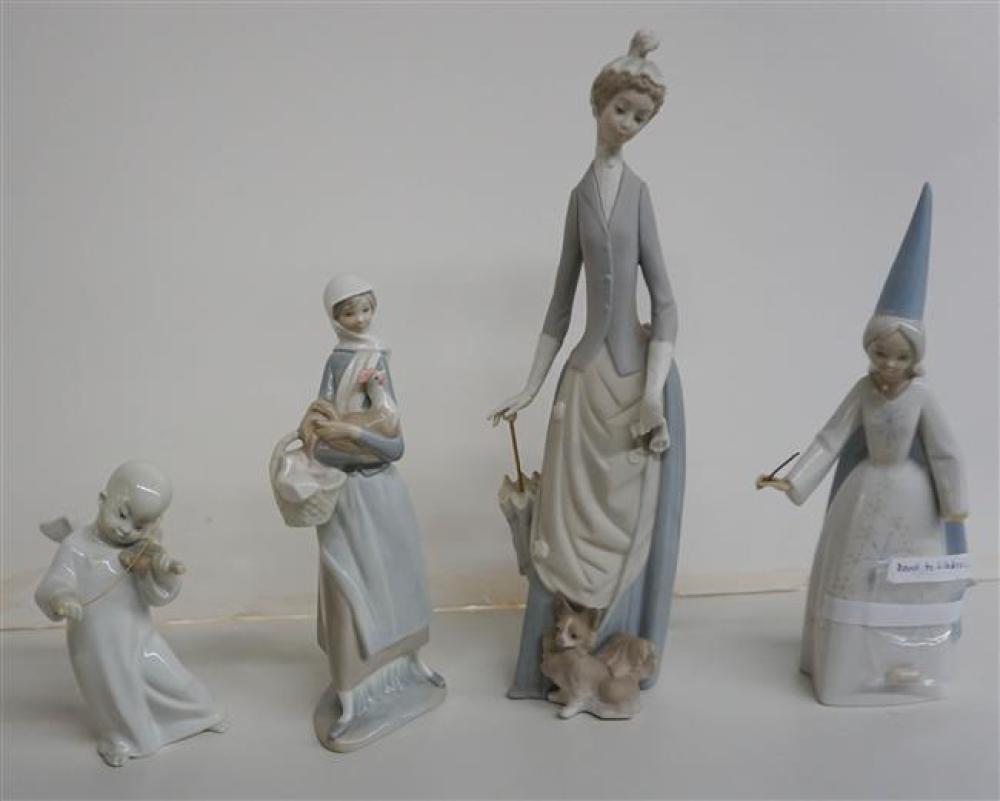 FOUR LLADRO FIGURINES SOME AS 322913