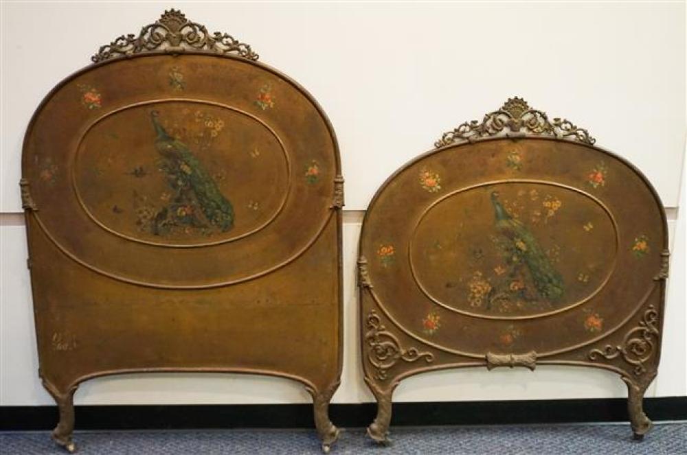 EDWARDIAN DECORATED METAL TWIN