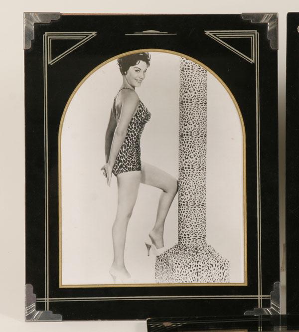 Five Art Deco frames including