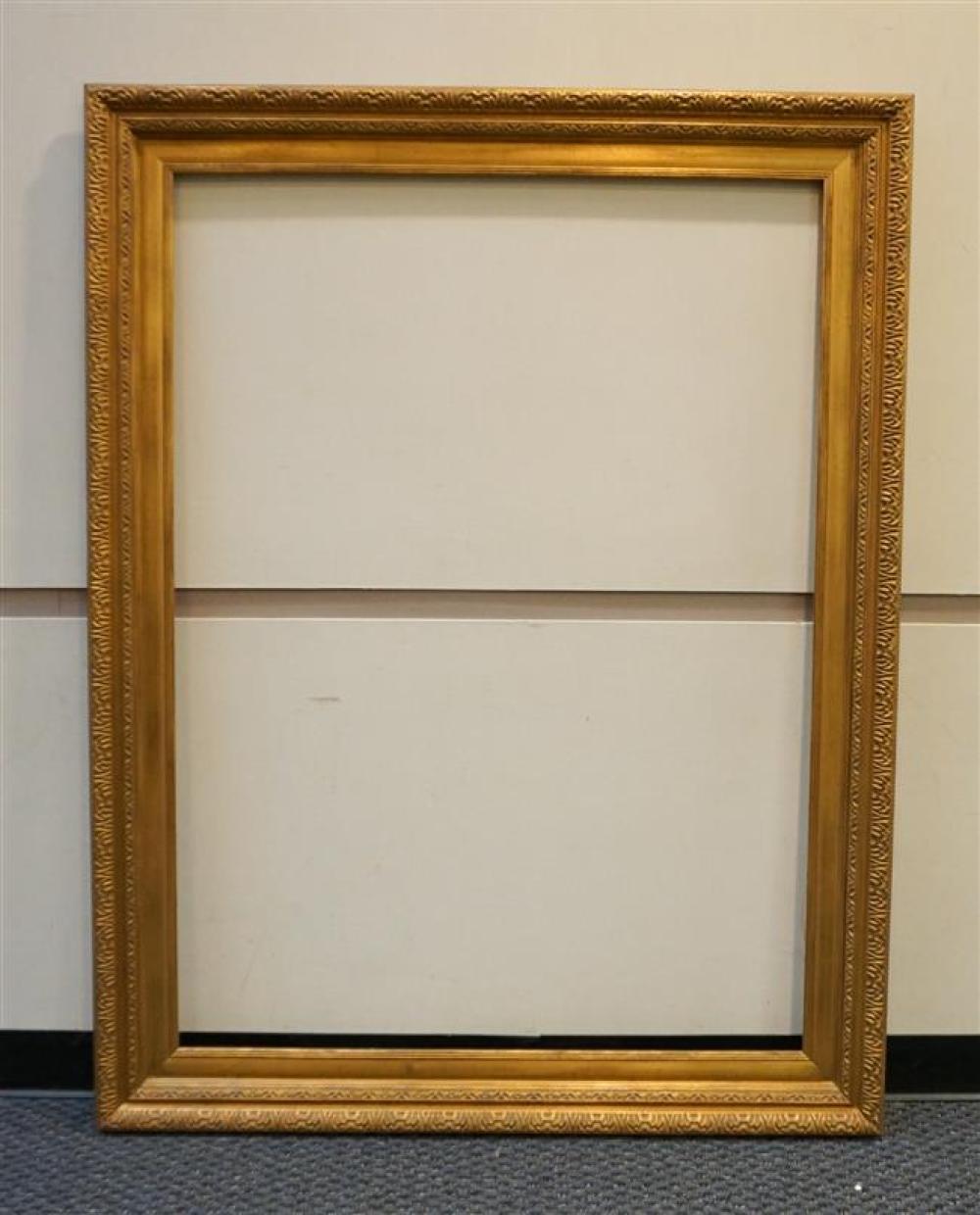 GOLD PAINTED FRAME, 65-1/2 X 49-3/4