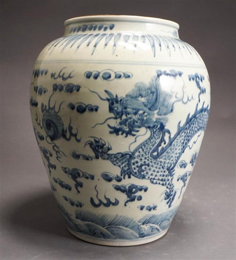 CHINESE BLUE AND WHITE DRAGON  3229ce