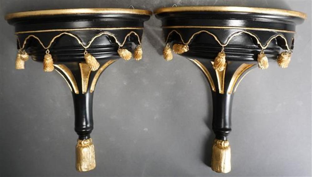 PAIR NEOCLASSICAL STYLE BLACK AND 3229ed