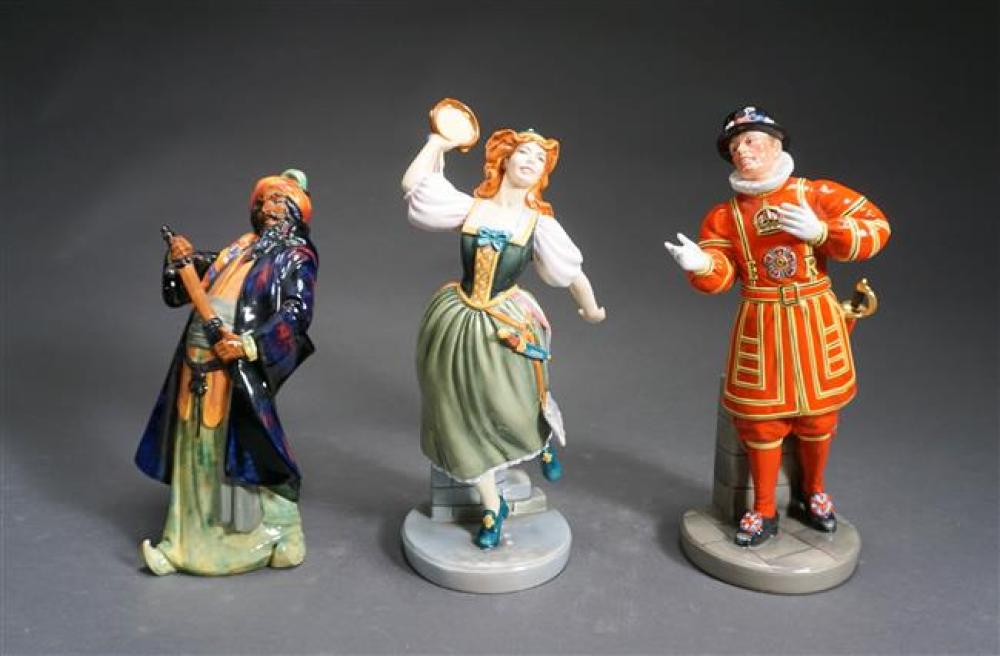 THREE ROYAL DOULTON FIGURES OF 322a12