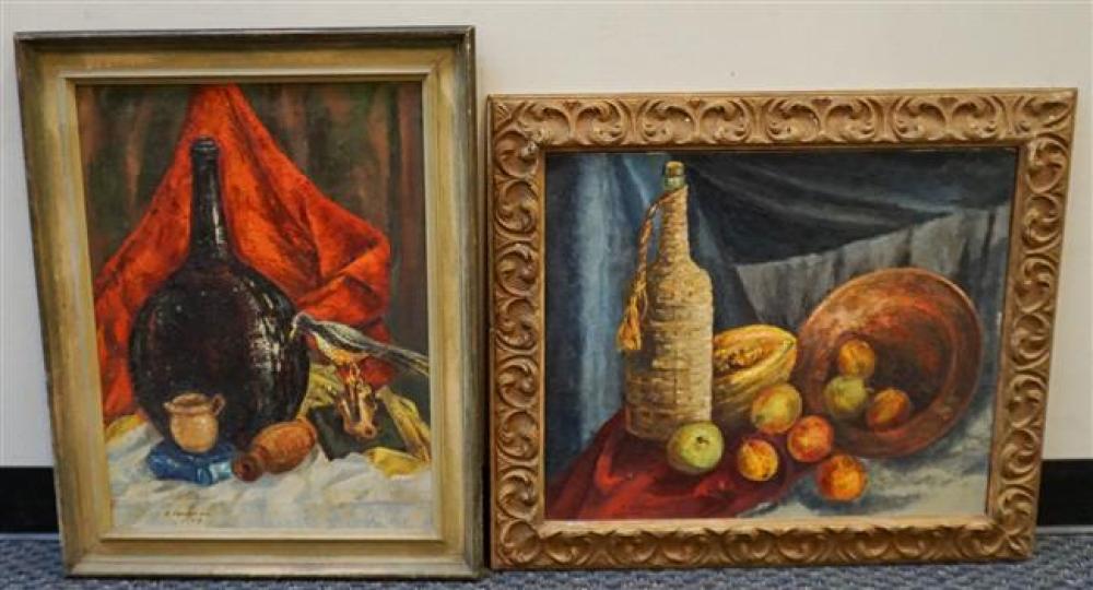 TWO STILL LIFES EACH SIGNED N  322a31