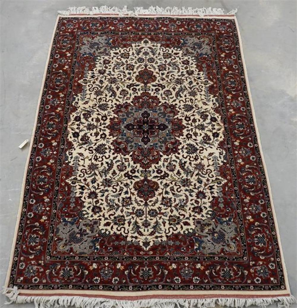 TABRIZ RUG, 7 FT X 4 FT 7 INTabriz