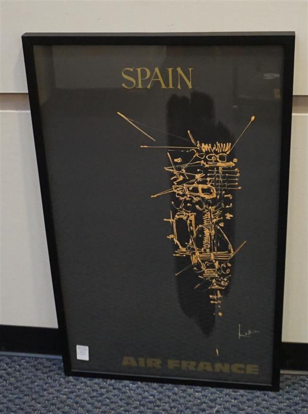 SPAIN, LITHOGRAPHIC POSTER FOR AIR