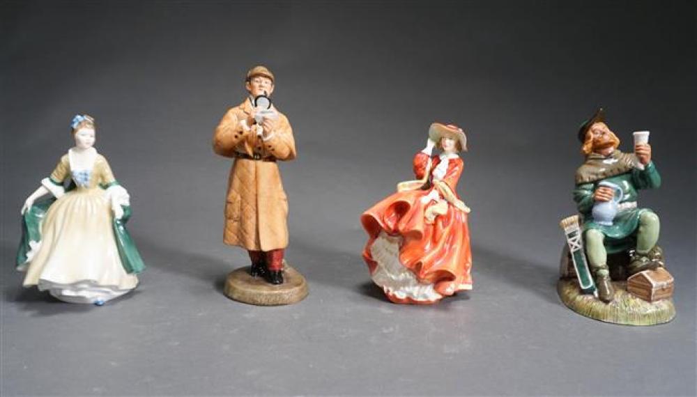 FOUR ROYAL DOULTON FIGURES OF TOP
