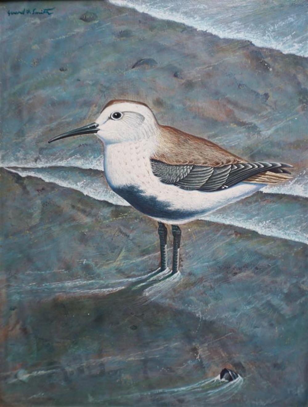 GERARD SMITH, SHOREBIRD, OIL ON