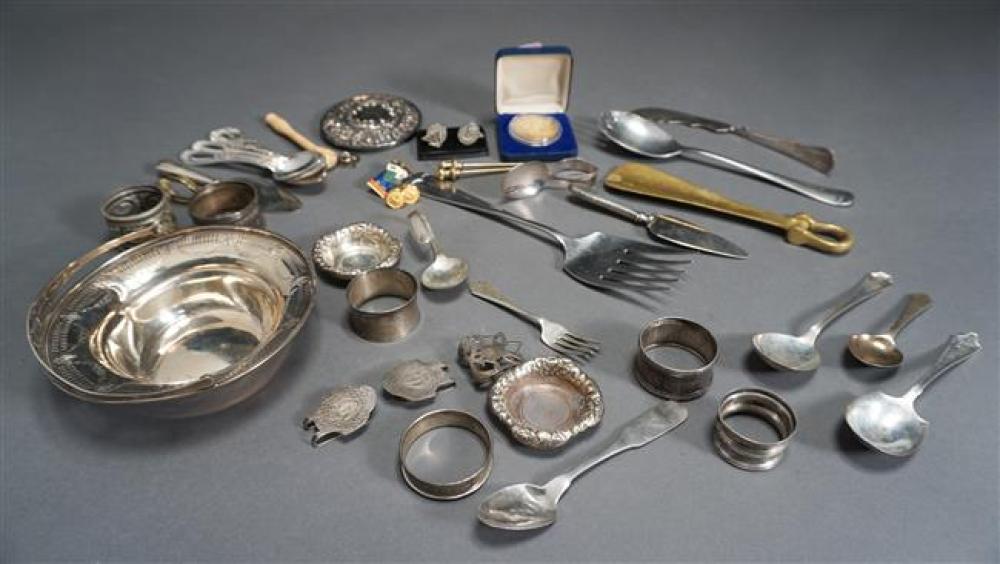 COLLECTION OF STERLING SILVER,