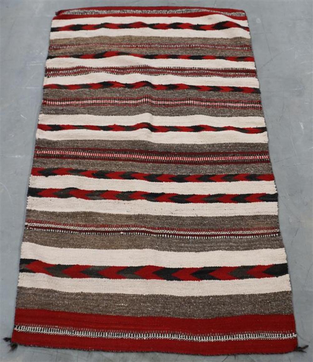 TWO NATIVE AMERICAN WOOL CARPETS 322ac5