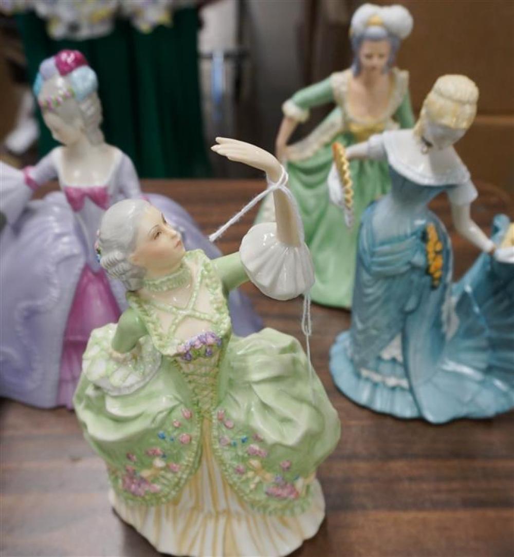 FOUR FRANKLIN PORCELAIN FIGURINESFour