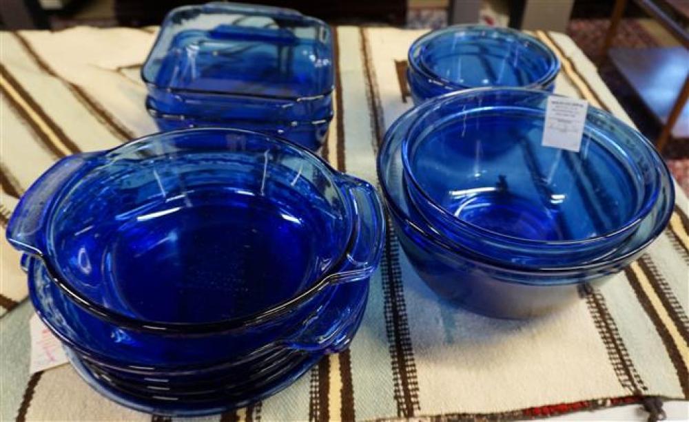 PYREX AND ANCHOR BLUE GLASS MIXING