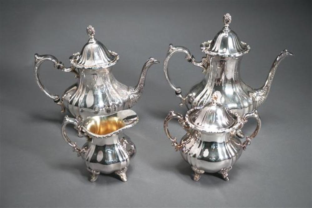 TOWLE SILVER PLATE FOUR PIECE COFFEE TEA 322b50