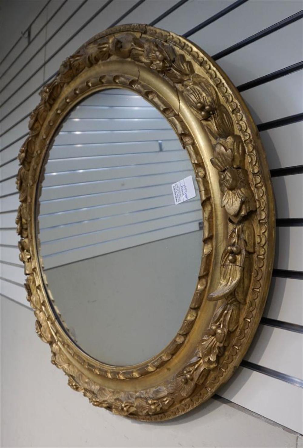 VICTORIAN GILT GESSO MIRROR 32 3 4 322b65