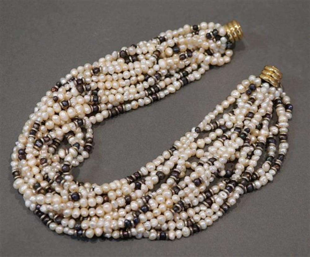 ITALIAN 18-KARAT YELLOW-GOLD PEARL