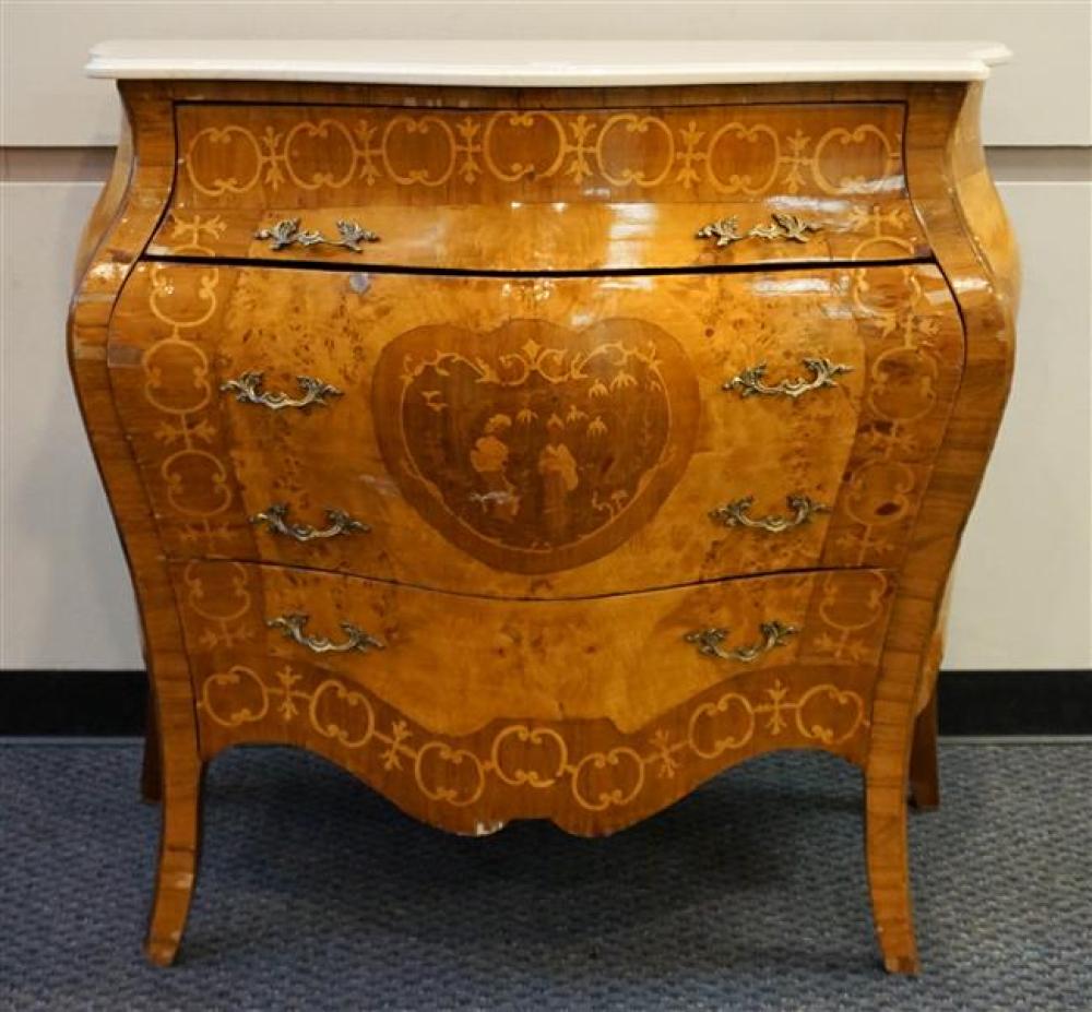 ROCOCO STYLE MARQUETRY FRUITWOOD