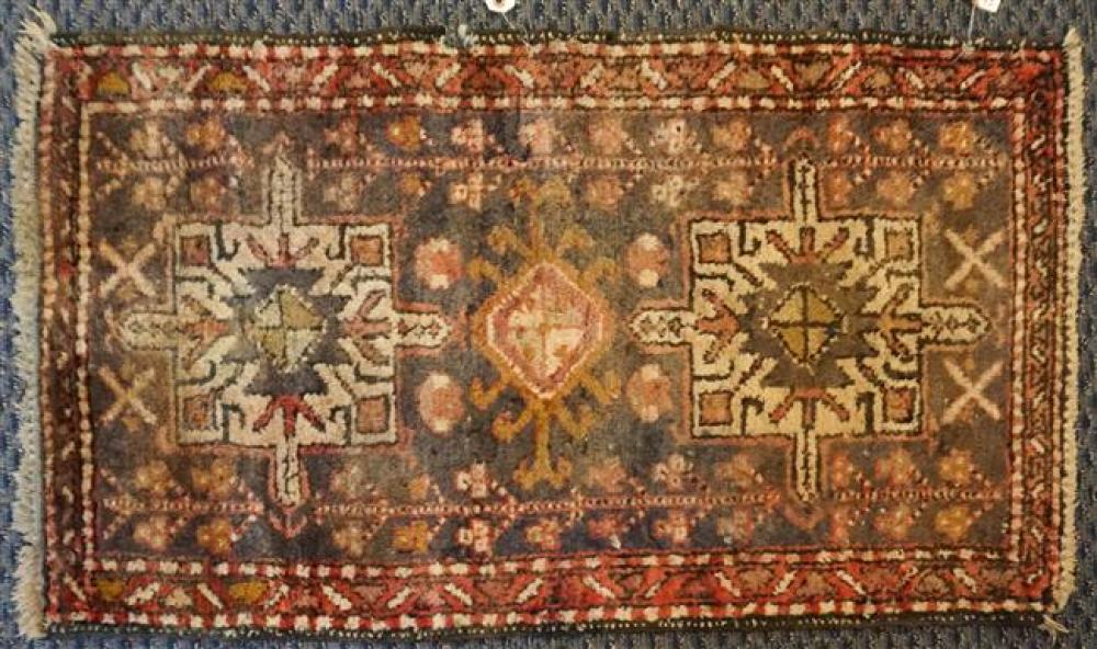 HAMADAN RUG, 3 FT 9 IN X 2 FT 3