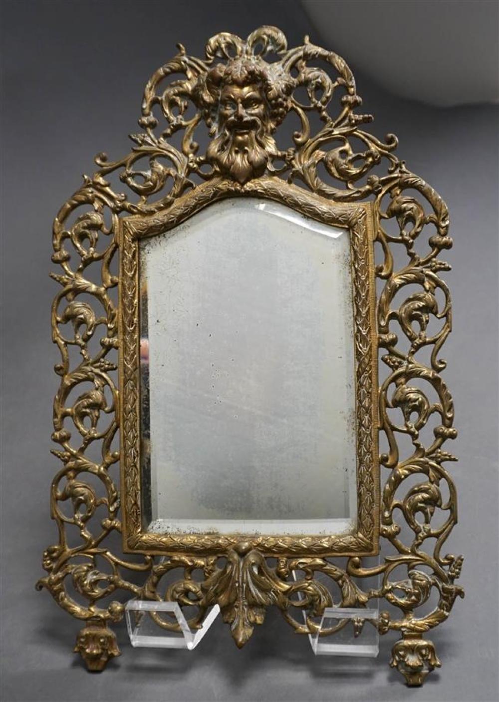 GILT IRON FRAME MIRRORGilt Iron